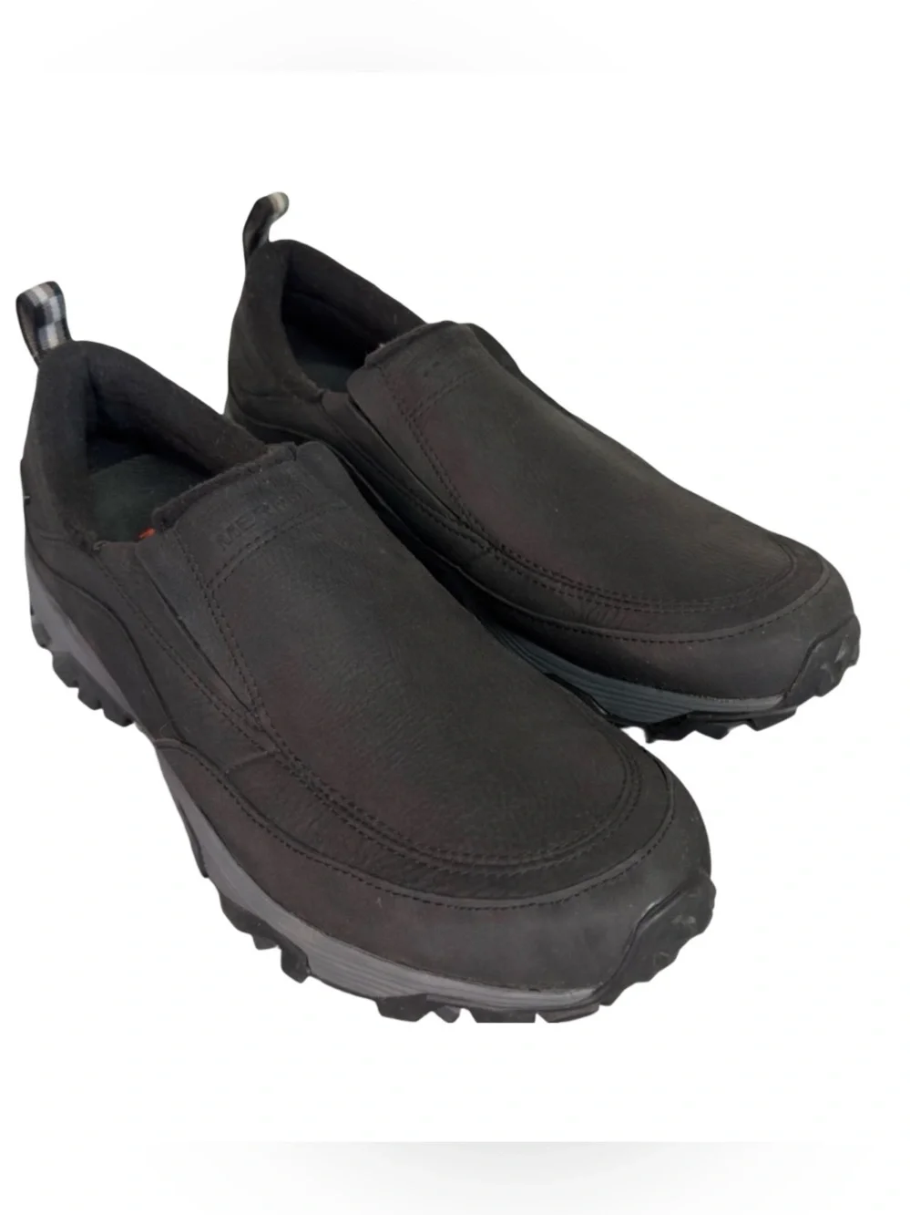 Merrell Men's Coldpack Ice+ Moc Waterproof - Black Slip-On Outdoor Shoe Size 11